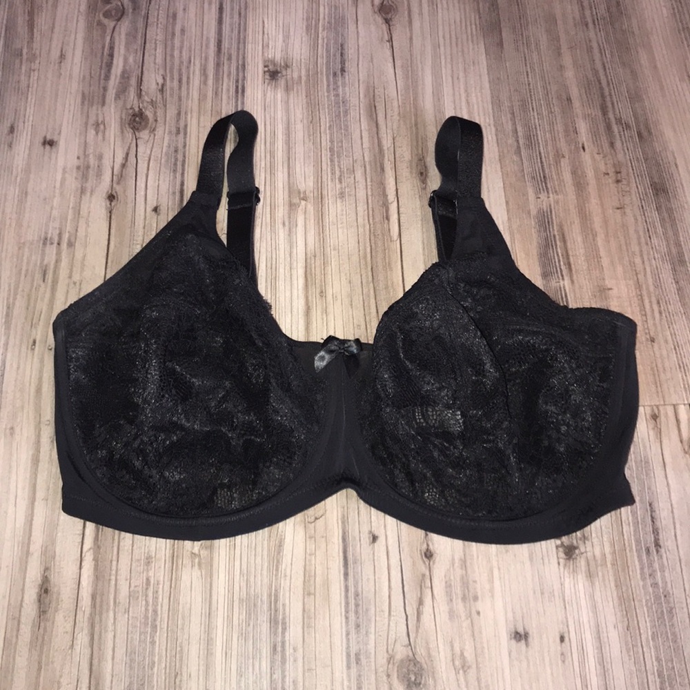 Black Lace Bra